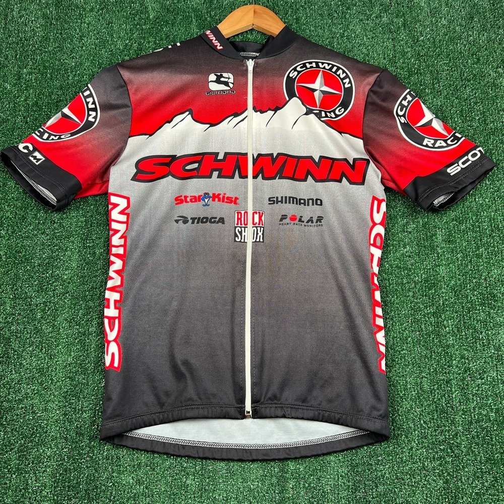 VTG Giordana Schwinn Racing Cycling Jersey Men's‎ S Cyclecore Homegrown Rockshox